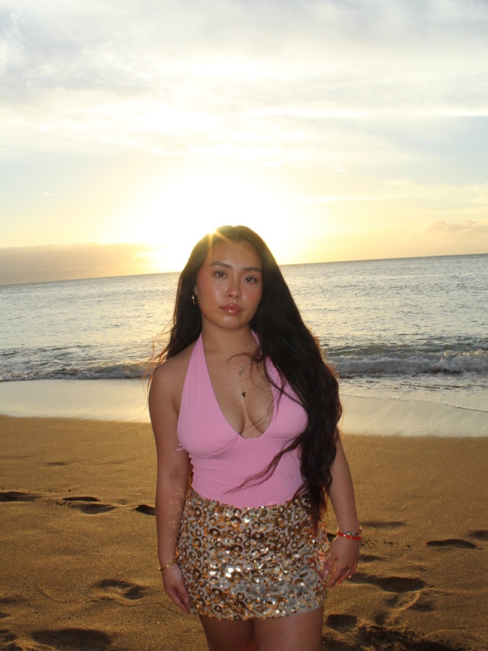 Aritzia Bubblegum Pink Halter Top bodysuit  (worn once)
